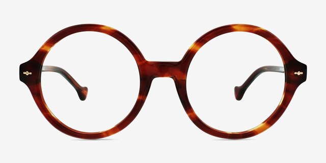 Ashford Écailles AcétateMontures de lunettes de vue d'EyeBuyDirect, Vue de Face