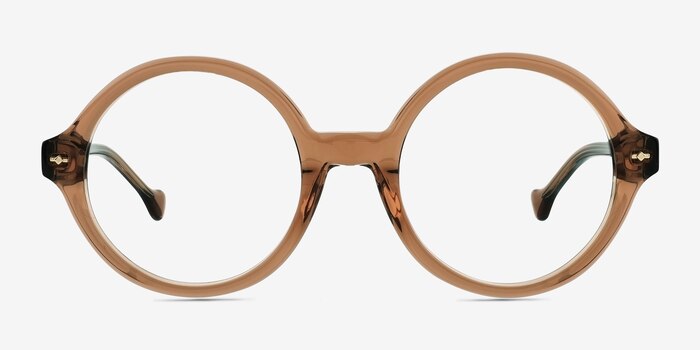 Ashford Brun Acétate Montures de lunettes de vue d'EyeBuyDirect