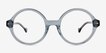 Ashford Blue Alternative MaterialsEyeglass Frames from EyeBuyDirect, Front View