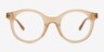 Hawkins Champagne AcétateMontures de lunettes de vue d'EyeBuyDirect, Vue de Face