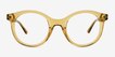 Hawkins Yellow Alternative MaterialsEyeglass Frames from EyeBuyDirect, Front View