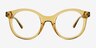 Hawkins Yellow AcetateEyeglass Frames from EyeBuyDirect, Front View