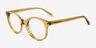 Hawkins Yellow AcetateEyeglass Frames from EyeBuyDirect, Angle View