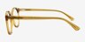 Hawkins Yellow AcetateEyeglass Frames from EyeBuyDirect, Side View