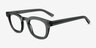 Harrington Gris AcétateMontures de lunettes de vue d'EyeBuyDirect, Vue d'Angle