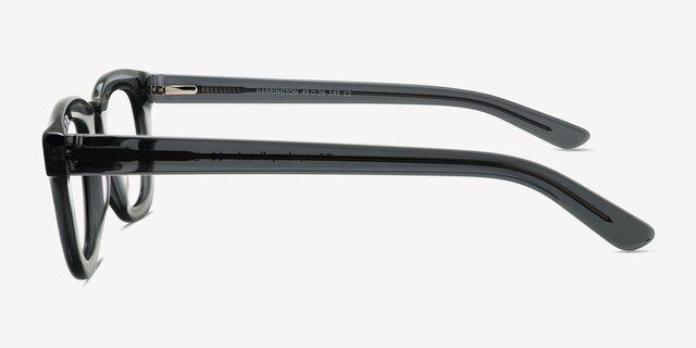 Harrington Gris AcétateMontures de lunettes de vue d'EyeBuyDirect, Vue de Côté