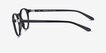 Envelope Black AcetateEyeglass Frames from EyeBuyDirect, Side View