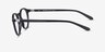 Envelope Black AcetateEyeglass Frames from EyeBuyDirect, Side View