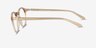 Envelope Brown AcetateEyeglass Frames from EyeBuyDirect, Side View