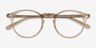 Envelope Brown AcetateEyeglass Frames from EyeBuyDirect, Closed View