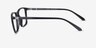 Tranquil Black PlasticEyeglass Frames from EyeBuyDirect, Side View