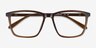 Tranquil Brown PlasticEyeglass Frames from EyeBuyDirect, Closed View