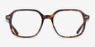 Restore Tortoise AcetateEyeglass Frames from EyeBuyDirect, Front View