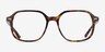 Restore Tortoise AcetateEyeglass Frames from EyeBuyDirect, Front View