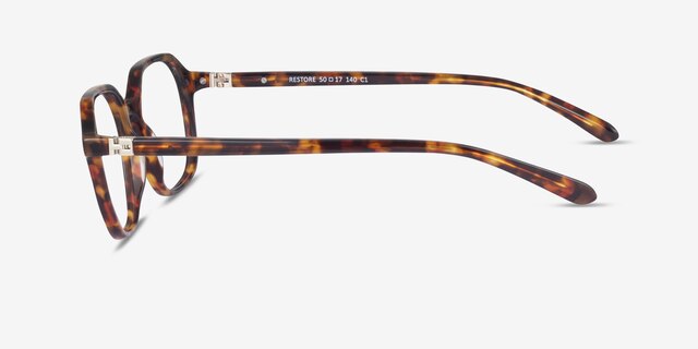 Restore Tortoise AcetateEyeglass Frames from EyeBuyDirect, Side View