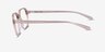 Restore Pink AcetateEyeglass Frames from EyeBuyDirect, Side View