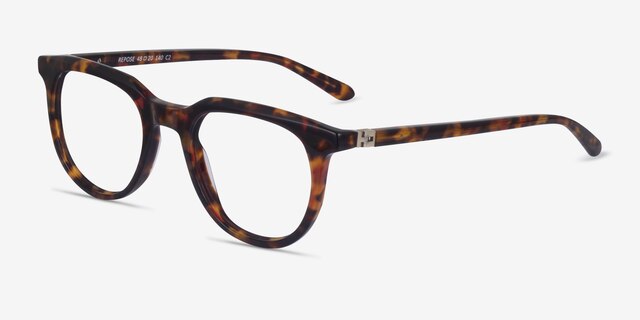 Repose Tortoise AcetateEyeglass Frames from EyeBuyDirect, Angle View