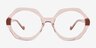 Cirius Pink AcetateEyeglass Frames from EyeBuyDirect, Front View