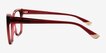 Elix Red AcetateEyeglass Frames from EyeBuyDirect, Side View
