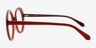Riven Coral AcetateEyeglass Frames from EyeBuyDirect, Side View
