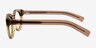 Morla Gradient Brown AcétateMontures de lunettes de vue d'EyeBuyDirect, Vue de Côté