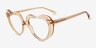 Endless Love Champagne AcétateMontures de lunettes de vue d'EyeBuyDirect, Vue d'Angle