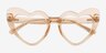 Heartfelt Champagne PlastiqueMontures de lunettes de vue d'EyeBuyDirect, Vue Rapprochée