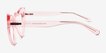 Heartfelt Pink PlasticEyeglass Frames from EyeBuyDirect, Side View