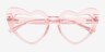 Heartfelt Pink PlasticEyeglass Frames from EyeBuyDirect, Closed View