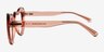 Sweetie Coral PlasticEyeglass Frames from EyeBuyDirect, Side View