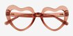 Sweetie Coral PlasticEyeglass Frames from EyeBuyDirect, Closed View