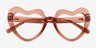 Sweetie Coral PlasticEyeglass Frames from EyeBuyDirect, Closed View