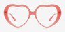 Suki Pink AcetateEyeglass Frames from EyeBuyDirect, Front View