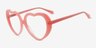 Suki Pink AcetateEyeglass Frames from EyeBuyDirect, Angle View