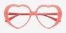 Suki Pink AcetateEyeglass Frames from EyeBuyDirect, Closed View