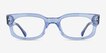 Gamechanger Blue AcetateEyeglass Frames from EyeBuyDirect, Front View