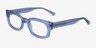 Gamechanger Bleu AcétateMontures de lunettes de vue d'EyeBuyDirect, Vue d'Angle
