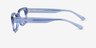 Gamechanger Bleu AcétateMontures de lunettes de vue d'EyeBuyDirect, Vue de Côté