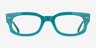 Gamechanger Teal AcetateEyeglass Frames from EyeBuyDirect, Front View