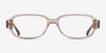 Transform Brown AcetateEyeglass Frames from EyeBuyDirect, Front View