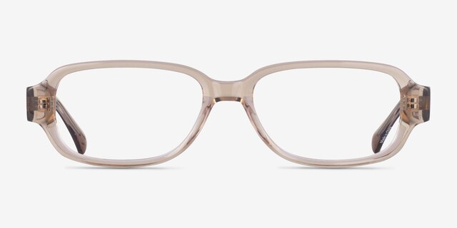 Transform Brown AcetateEyeglass Frames from EyeBuyDirect, Front View