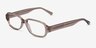 Transform Brown AcetateEyeglass Frames from EyeBuyDirect, Angle View