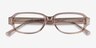 Transform Brown AcetateEyeglass Frames from EyeBuyDirect, Closed View