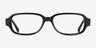 Transform Black AcetateEyeglass Frames from EyeBuyDirect, Front View