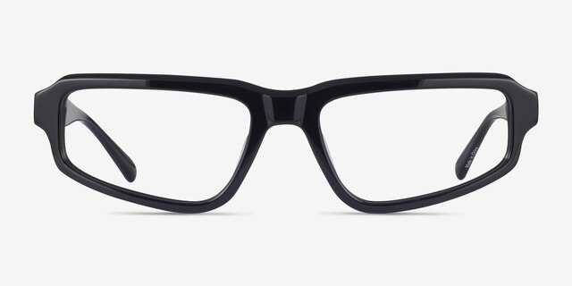 Pulse Black AcetateEyeglass Frames from EyeBuyDirect, Front View