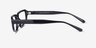 Pulse Black AcetateEyeglass Frames from EyeBuyDirect, Side View