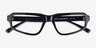 Pulse Black AcetateEyeglass Frames from EyeBuyDirect, Closed View