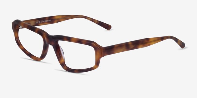 Pulse Écailles AcétateMontures de lunettes de vue d'EyeBuyDirect, Vue d'Angle