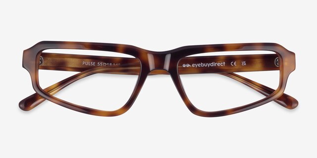 Pulse Écailles AcétateMontures de lunettes de vue d'EyeBuyDirect, Vue Rapprochée