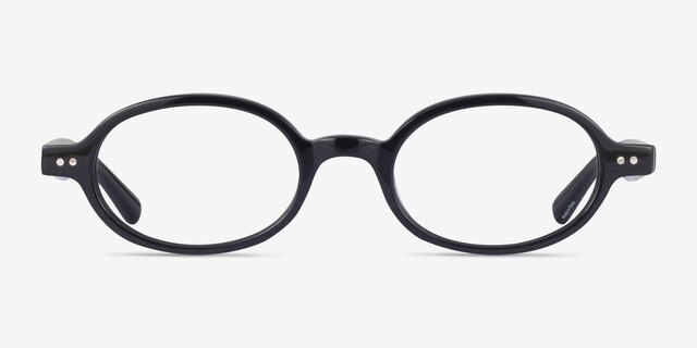Groundbreaker Black AcetateEyeglass Frames from EyeBuyDirect, Front View